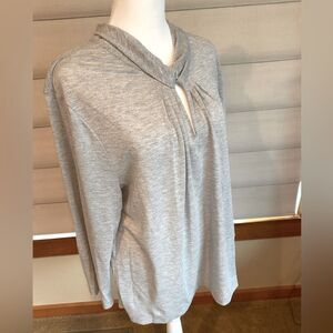 NWT Karl Lagerfeld Paris grey metallic sparkly glimmer party holiday wedding